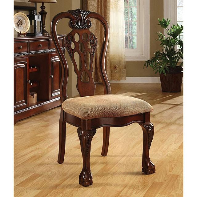 GEORGETOWN Antique Cherry Dining Table w/ Double Pedestals - LasVegasFurnitureOnline.com