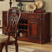 GEORGETOWN Antique Cherry Dining Table w/ Double Pedestals - LasVegasFurnitureOnline.com