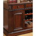 GEORGETOWN Antique Cherry Dining Table w/ Double Pedestals - LasVegasFurnitureOnline.com