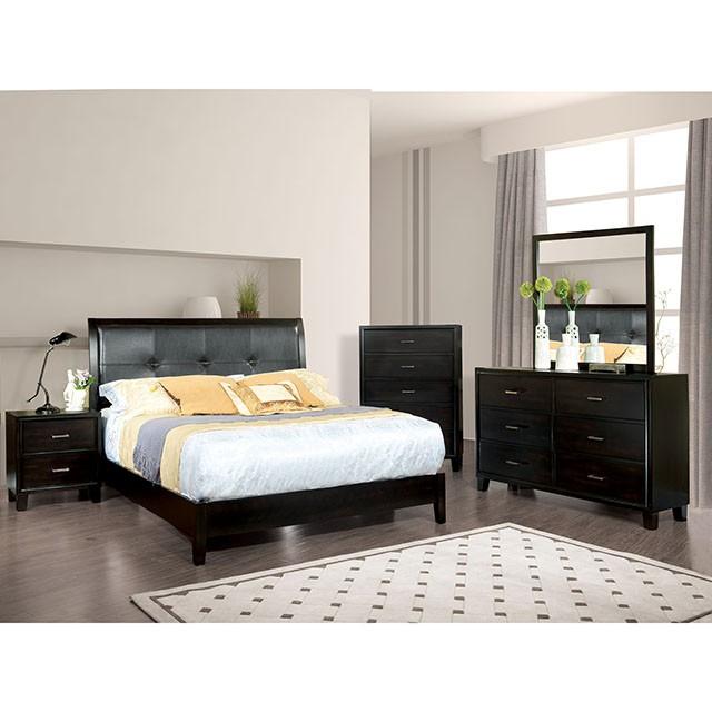 Gerico II Cherry Mirror - LasVegasFurnitureOnline.com