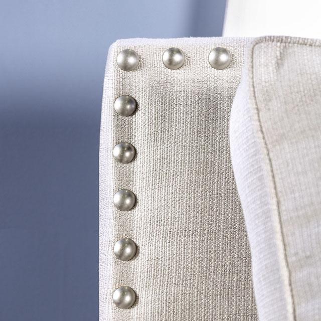 Giovanni Beige/Blue Sofa - LasVegasFurnitureOnline.com