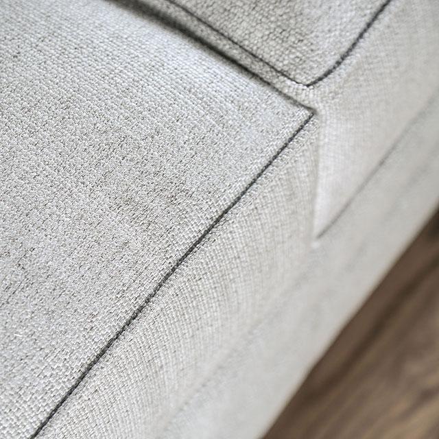 Giovanni Gray Sofa - LasVegasFurnitureOnline.com