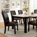 GLADSTONE I Dark Walnut/Ivory Dining Table - LasVegasFurnitureOnline.com