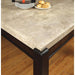 GLADSTONE I Dark Walnut/Ivory Dining Table - LasVegasFurnitureOnline.com