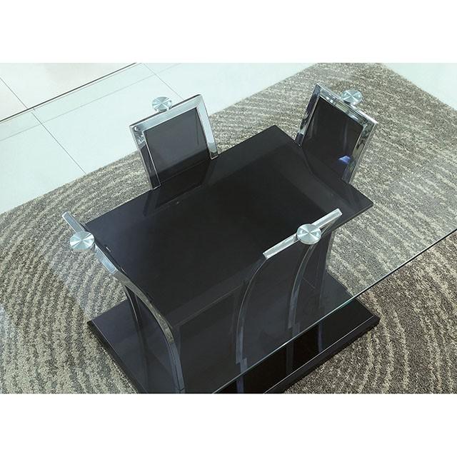 Glenview Black Dining Table - LasVegasFurnitureOnline.com