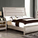 Golva E.King & Queen Bed White & Silver - LasVegasFurnitureOnline.com