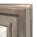 Golva E.King & Queen Bed White & Silver - LasVegasFurnitureOnline.com