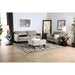 Harlech Gray Ottoman - LasVegasFurnitureOnline.com