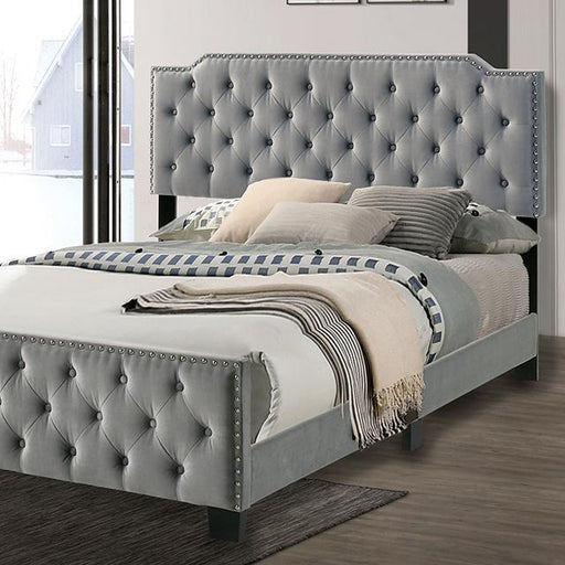 CHARLIZE E.King Bed, Gray image