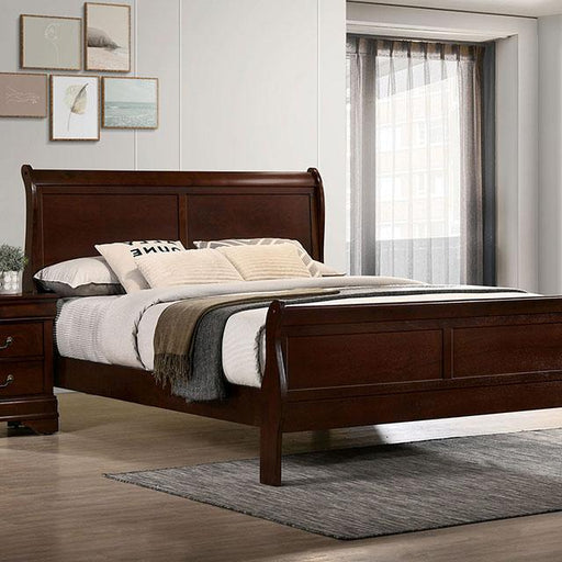 LOUIS PHILIPPE E.King Bed, Cherry image