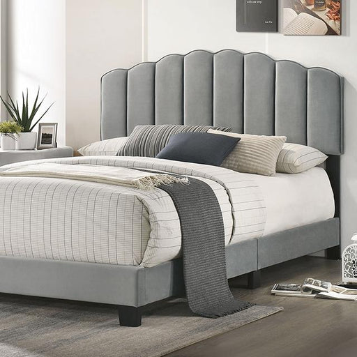 NERINA Queen Bed, Light Gray image