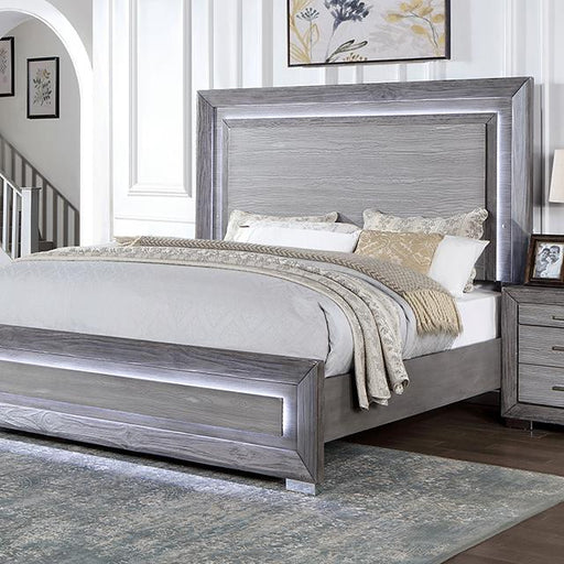 RAIDEN Queen Bed, Gray image