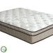 Lilium White/Brown 13" Euro Pillow Top Mattress, Twin - LasVegasFurnitureOnline.com