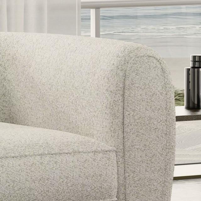 VERDAL Loveseat, Off-White - LasVegasFurnitureOnline.com