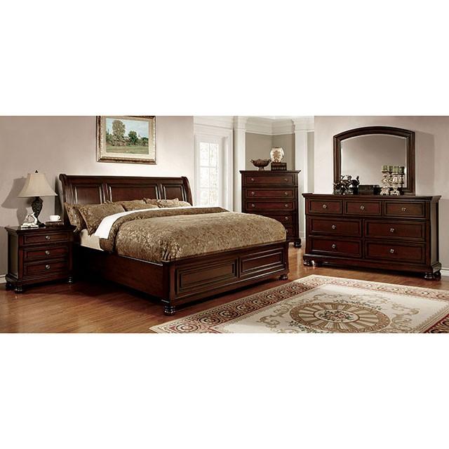 NORTHVILLE Dark Cherry Mirror - LasVegasFurnitureOnline.com