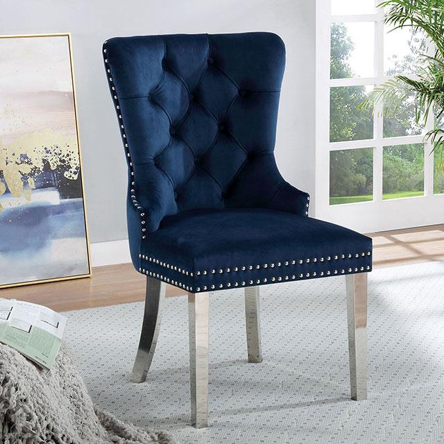 JEWETT Chair, Blue (2/CTN) - LasVegasFurnitureOnline.com