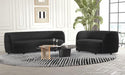 VERSOIX Loveseat, Black - LasVegasFurnitureOnline.com