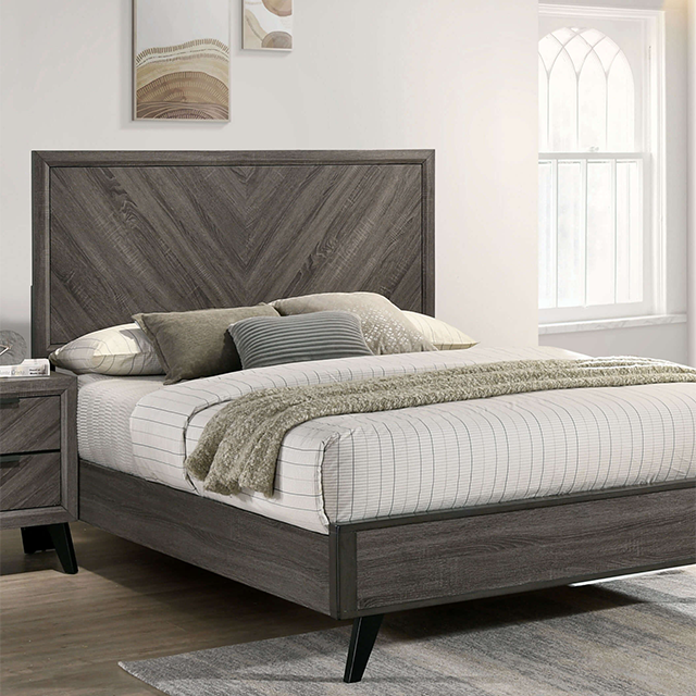VAGAN Cal.King, E.King, & Queen Bed - LasVegasFurnitureOnline.com