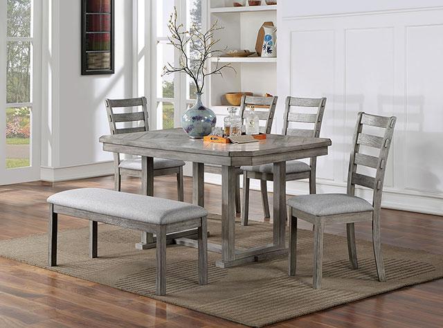 LAQUILA Side Chair (2/CTN), Gray - LasVegasFurnitureOnline.com