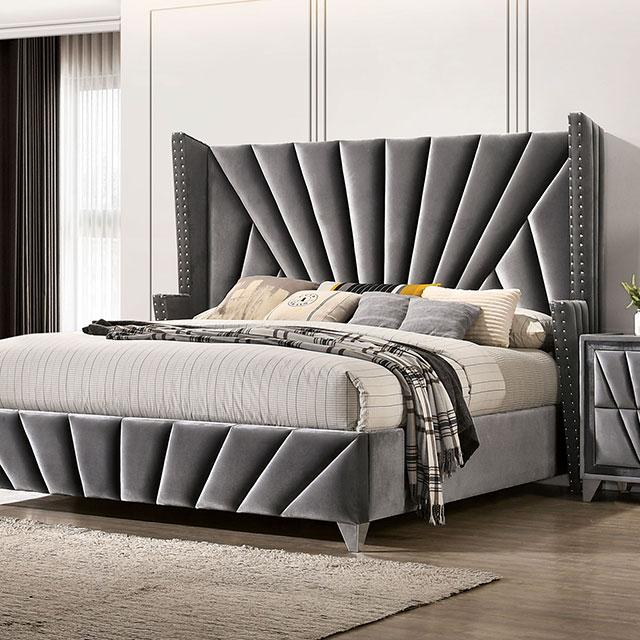Carissa 5 Pc Queen Bedroom Set - LasVegasFurnitureOnline.com