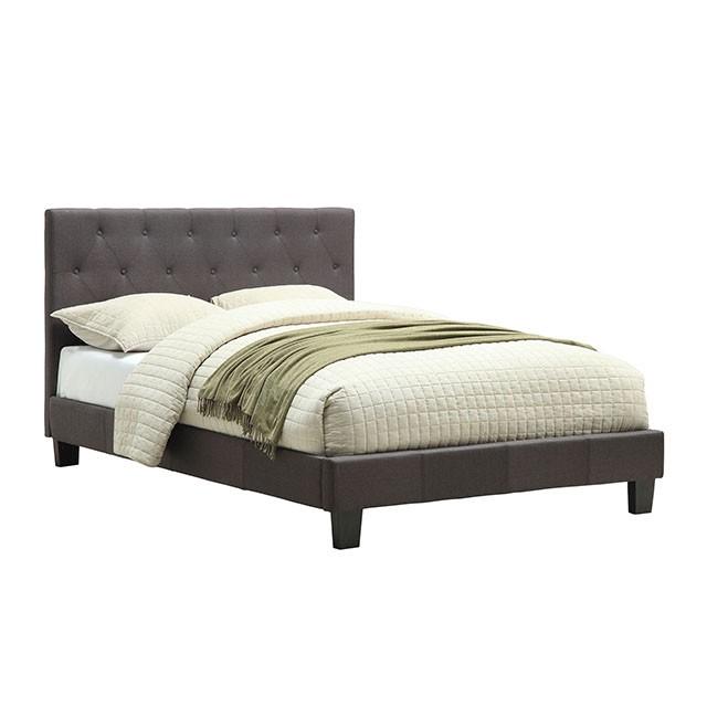 LEEROY Cal.King, E.King, & Full Bed Ivory & Gray - LasVegasFurnitureOnline.com