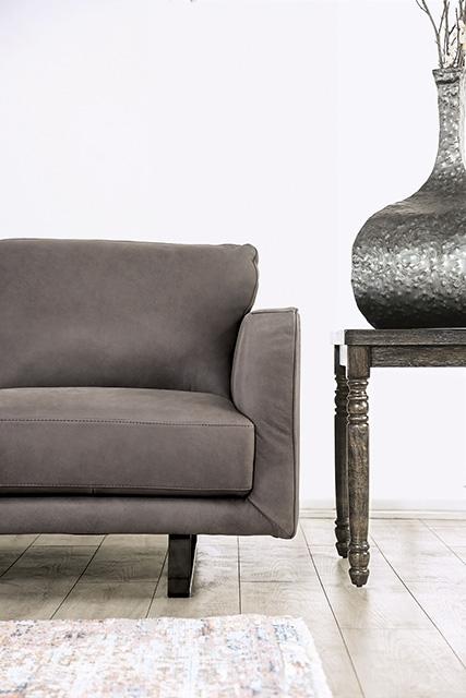 Mezzanotte Sofa Gray - LasVegasFurnitureOnline.com