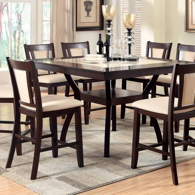 Brent Counter Ht Table Set - LasVegasFurnitureOnline.com