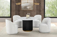 Varde Round Dining Marble Table - LasVegasFurnitureOnline.com