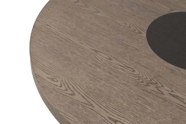 Broager 5 Pc Dining Table Set (Light Gray Swivel Chairs) - LasVegasFurnitureOnline.com