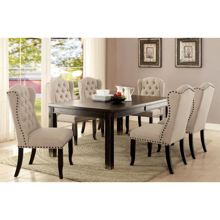 Wingback Chair, Beige (2/CTN) - LasVegasFurnitureOnline.com