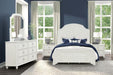Whitehaven Bed White - LasVegasFurnitureOnline.com