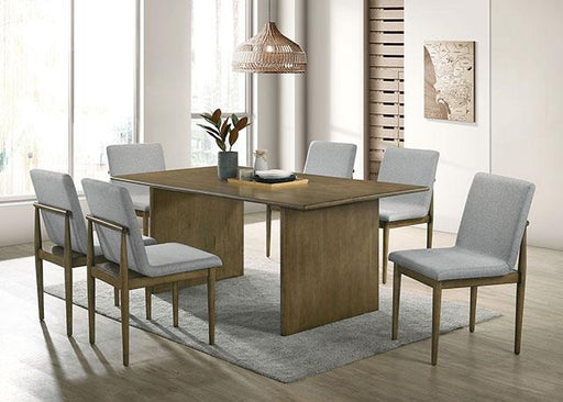 ST GALLEN Side Chair (2/CTN), Natural Tone/Light Gray - LasVegasFurnitureOnline.com