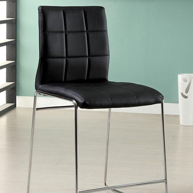 Kona II Black Counter Ht. Chair - LasVegasFurnitureOnline.com