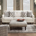 PARKER Ivory Sofa - LasVegasFurnitureOnline.com