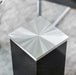 Richfield Black/Chrome Dining Table - LasVegasFurnitureOnline.com