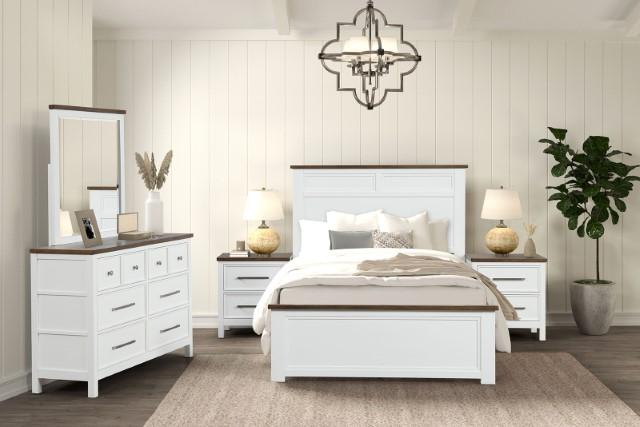 Pinetop Twin & Full Bed White & Blue - LasVegasFurnitureOnline.com