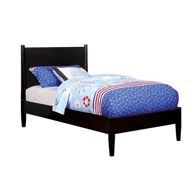 LENNART II Black & White Cal.King, E.King, Full, Queen, Twin Bed - LasVegasFurnitureOnline.com