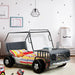 Trekker Twin Bed – Kids’ Rover-Style Metal Bed with Padded Headboard - LasVegasFurnitureOnline.com