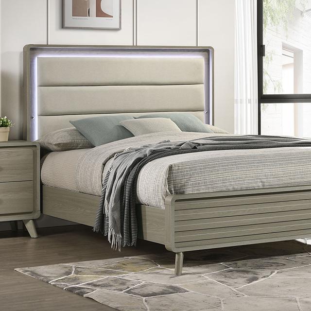 Rainier E.King Bed - LasVegasFurnitureOnline.com