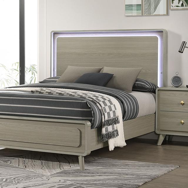 Rainier E.King Bed - LasVegasFurnitureOnline.com