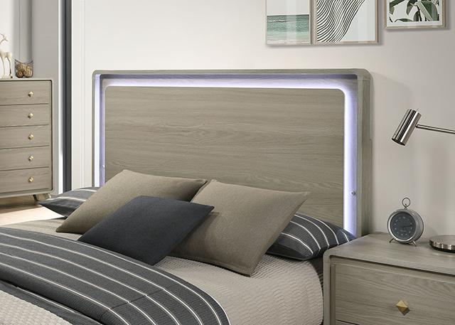 Rainier E.King Bed - LasVegasFurnitureOnline.com