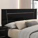 MAGDEBURG Cal.King Bed, Black & White - LasVegasFurnitureOnline.com