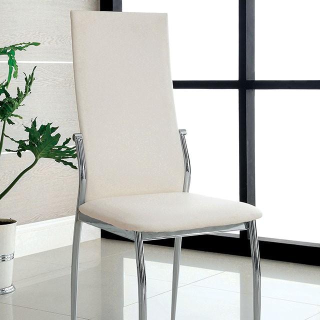 Kalawao White Side Chair (2/CTN) - LasVegasFurnitureOnline.com