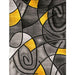 Sivas Charcoal Yellow 8' X 10' Area Rug - LasVegasFurnitureOnline.com