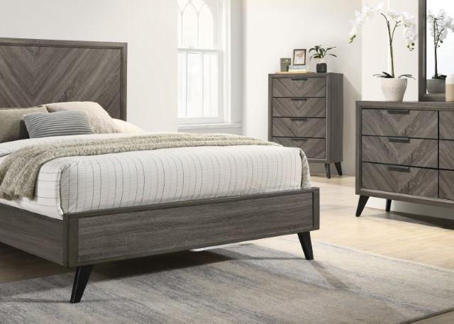VAGAN Cal.King, E.King, & Queen Bed - LasVegasFurnitureOnline.com