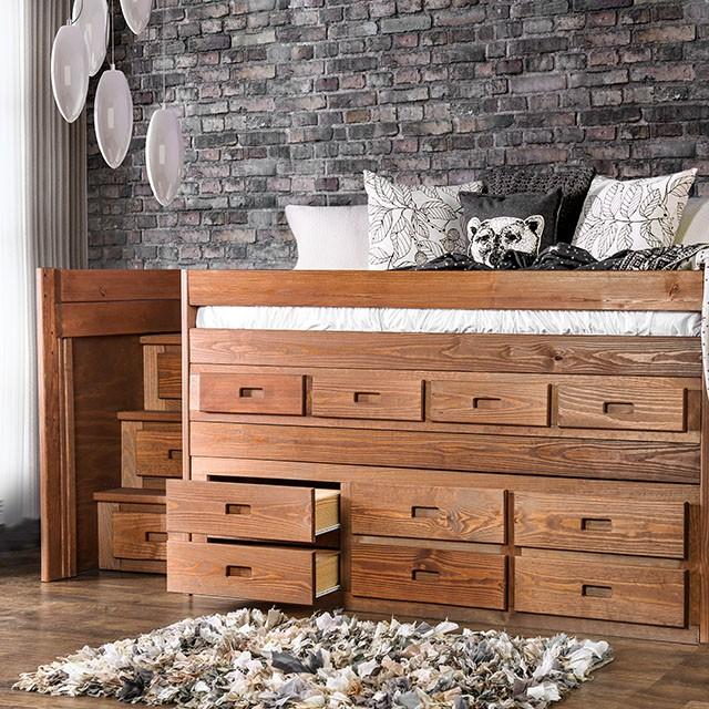 Cleo Twin Captain Bed - LasVegasFurnitureOnline.com
