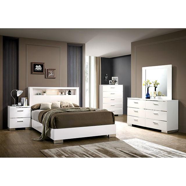 Carlie 4 & 5 Piece Queen Bedroom Set - LasVegasFurnitureOnline.com