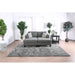Lowry Gray Sectional w/ Ottoman - LasVegasFurnitureOnline.com