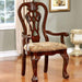 ELANA Brown Cherry Arm Chair (2/CTN) - LasVegasFurnitureOnline.com