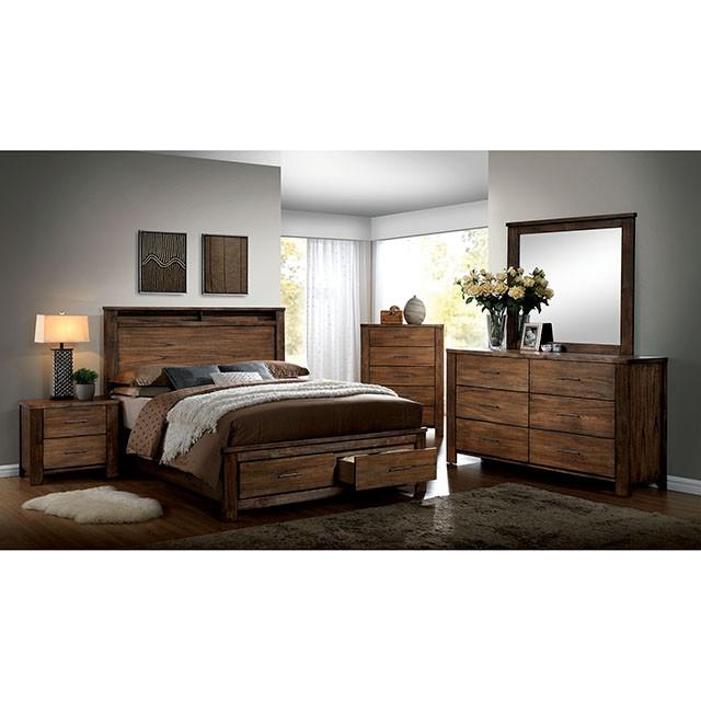 ELKTON Oak Dresser - LasVegasFurnitureOnline.com